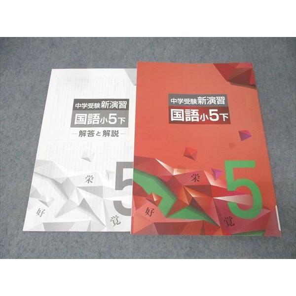 塾専用 小5 中学受験新演習 国語 下 状態良 017S5C : ブックスドリーム