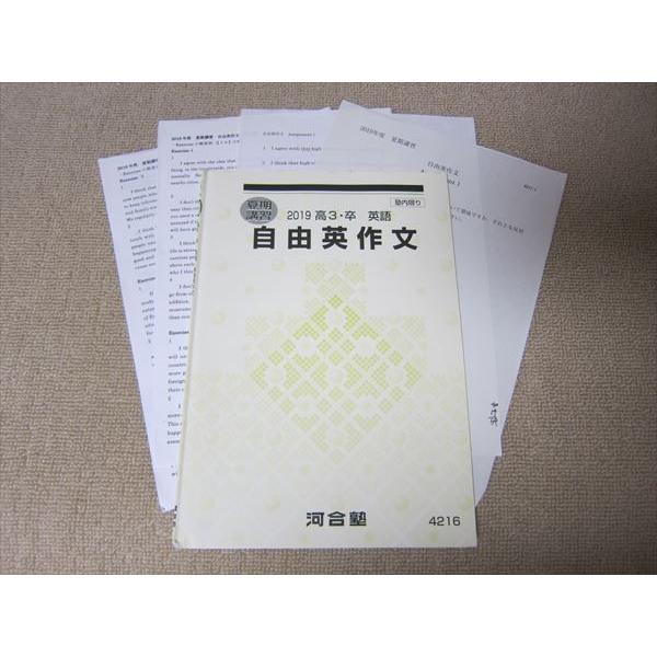 SL52-099 河合塾 高3・卒 英語 自由英作文 2019 夏期講習 いずもふじこ