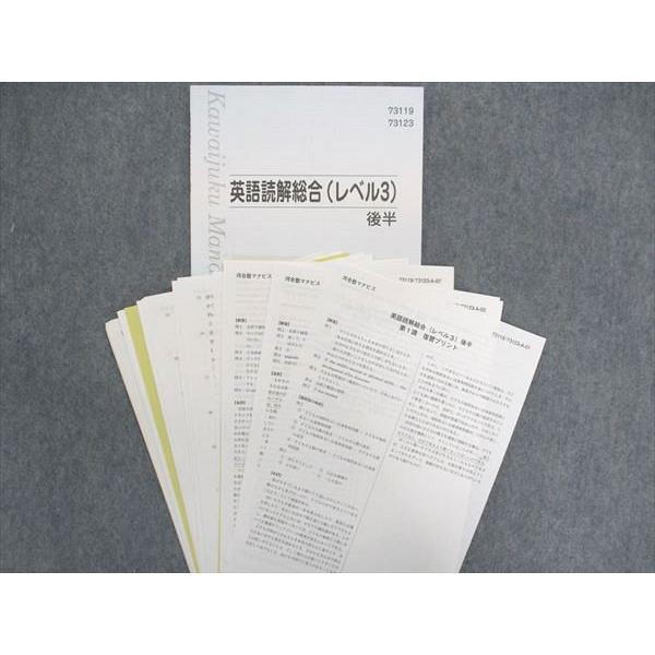 UA84-036 河合塾マナビス 英語読解総合（レベル3）後半 成川博康/堤