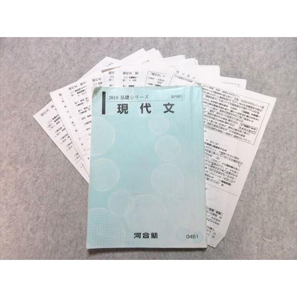 河合塾 現代文 2018 基礎シリーズ ☆ 014m0B : ブックスドリーム 学参