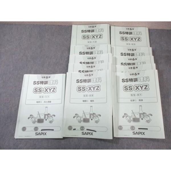 SAPIX 小6 サピックス SS特訓 理科 【全11回フルセット】 2020
