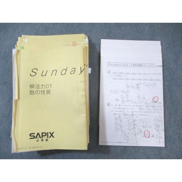 SAPIX サピックス SS特訓 算数 解法力 計13回分 【復習テスト計9回分