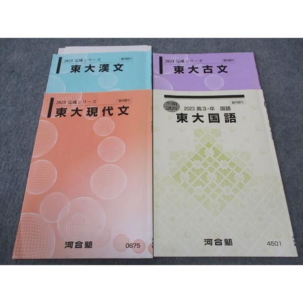 河合塾 東大国語/現代文/古文/漢文 東京大学 テキスト 2023 完成 河合塾 東大国語/現代文/古文/漢文 東京大学 テキスト 2023 完成