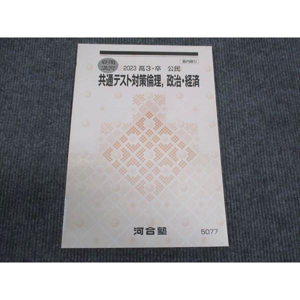 鉄緑会】 夏期講習 共通テスト公共政経 講座資料 本