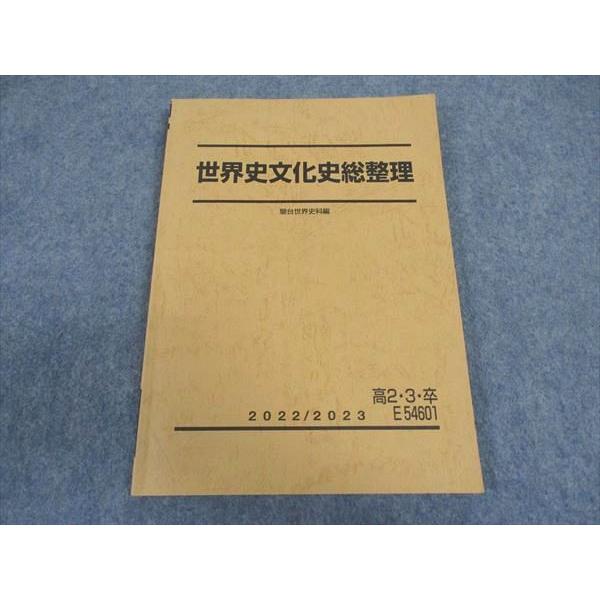 駿台 高2/3/卒 世界史文化史総整理 テキスト 2022 ☆ 011m0C