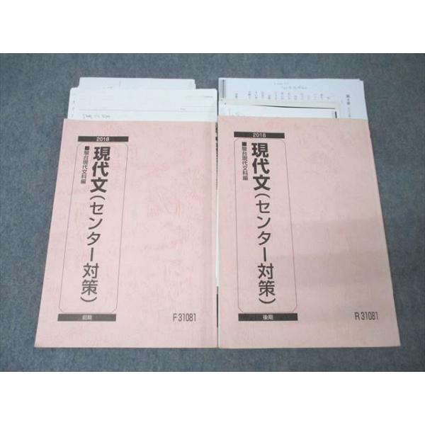 駿台 国語 現代文(センター対策) テキスト通年セット 2018 計2冊
