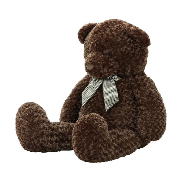 テディベア くま クマ ぬいぐるみ 大きい ビッグサイズ お座りくまさん ブラウン Bloch Design Fr