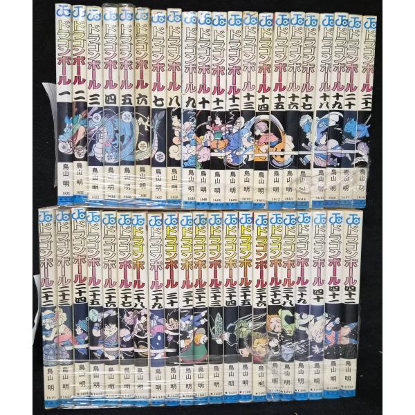 DRAGON BALL ドラゴンボール 全42巻 1/2巻以外初版 3〜42巻初版40冊