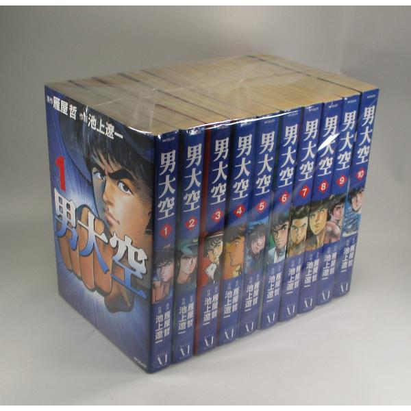 男大空 全8巻セット（9.10巻欠巻）池上遼一【稀少本・全巻初版本】 男大空 コミック 全10巻 雁屋 哲 池上 遼一 MFコミックス 全巻 セット