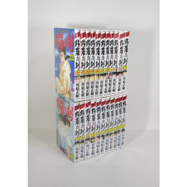 修羅の刻 1〜22 全巻＋13裏 　23冊 修羅の刻 1−22巻+13巻裏の計23冊 川原正敏 全巻 セット 全巻、表紙