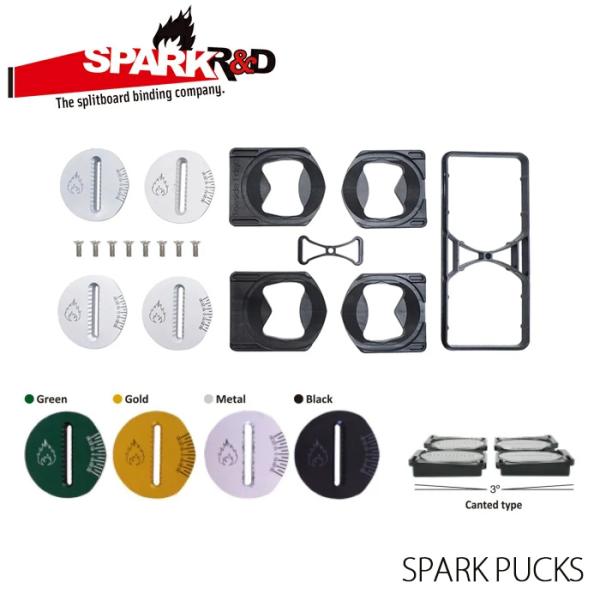 新品 スパークR&D PUCKS インターフェース スプリットボード スノボ BURTON スパーク アールアンドディ 24-25 SPARK R&D PUCKS