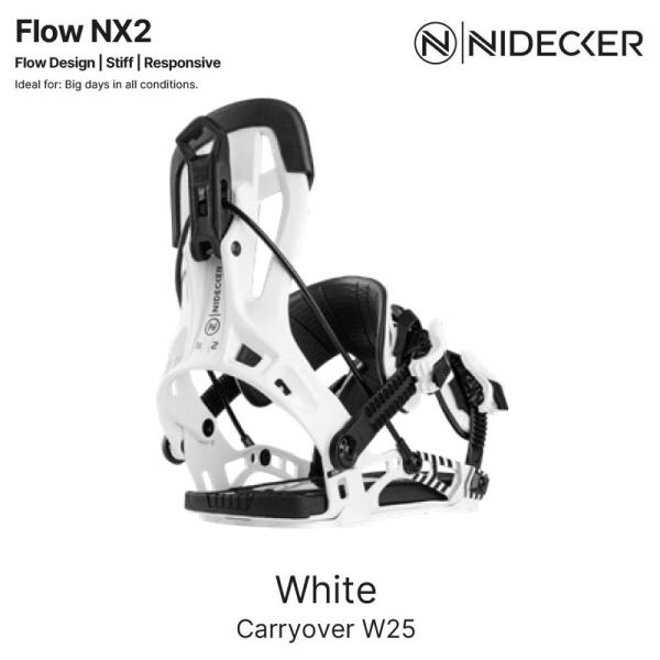 NIDECKER（ナイデッカー） 25-26 スノーボード ビンディング FLOW NX2