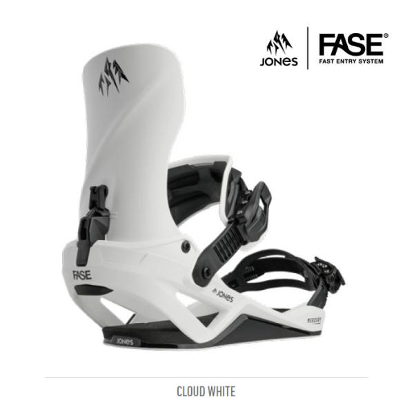JONES スノーボードビンディング ホワイト　Mサイズ JONES SNOWBOARDS（ジョーンズ スノーボード） 予約 26-27
