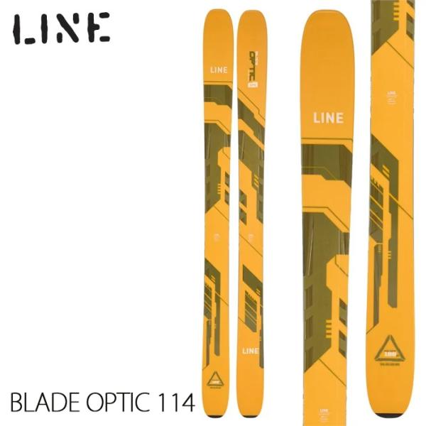 スキー板 メンズ 23-24 LINE ライン BLADE OPTIC 114 ブレイド
