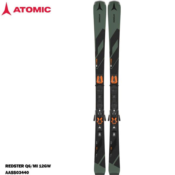 【状態良好☆】164cm　ATOMICスキー板セット♪　送料無料！ ATOMIC（アトミック） スキーセット メンズ 24-25 ATOMIC REDSTER Q6 +