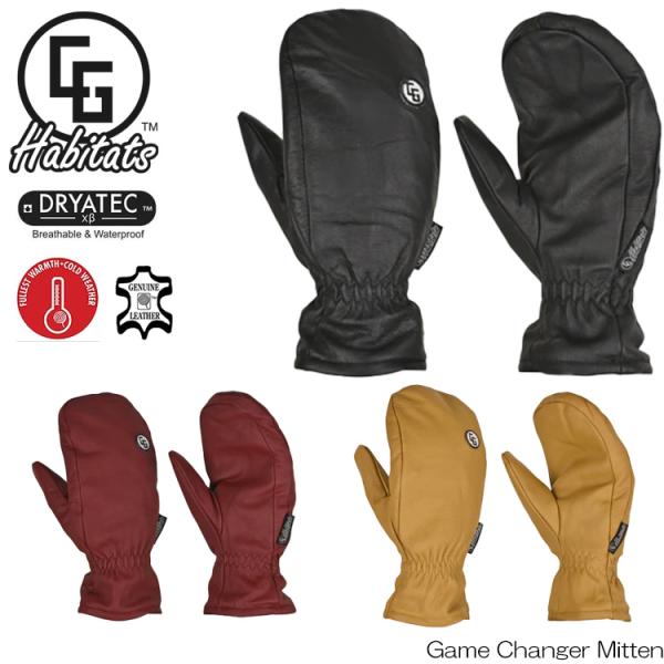 スノーボード グローブ レザー ミトン 23-24 CG HABITATS シージー