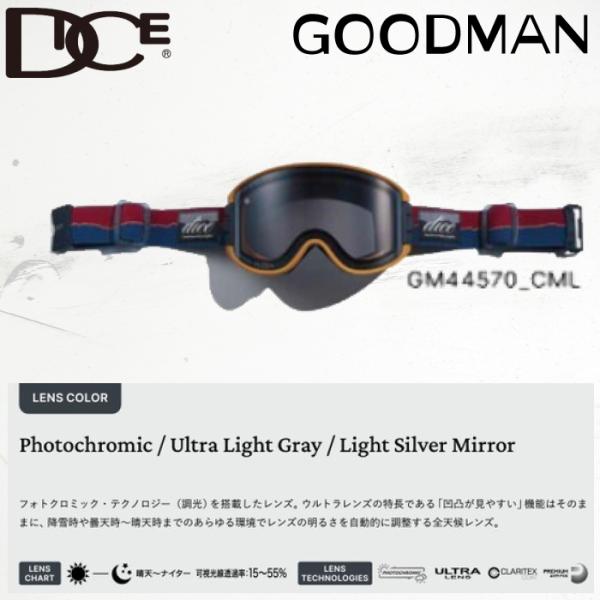 DICE ゴーグル ダイス グッドマン 24-25 GOODMAN CML GM44570 (C DICE ゴーグル ダイス グッドマン 24-25 GOODMAN CML GM44570 (C