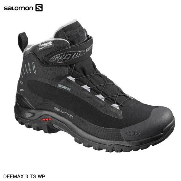 サロモン salomon メンズ スノーシューズ DEEMAX 3 TS WP 男性用 冬靴 L40473400 Black/Black/Alloy