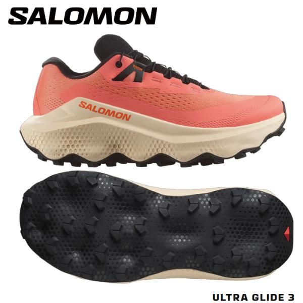 トレイルランニングシューズ レディース サロモン SALOMON ULTRA GLIDE 3 W L47750000 トレラン クッション 軽量