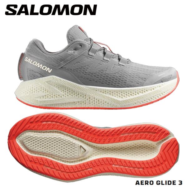 ランニングシューズ メンズ サロモン SALOMON AERO GLIDE 3 エアログライド3 L47810600 クッション性 軽量 厚底 日本正規品