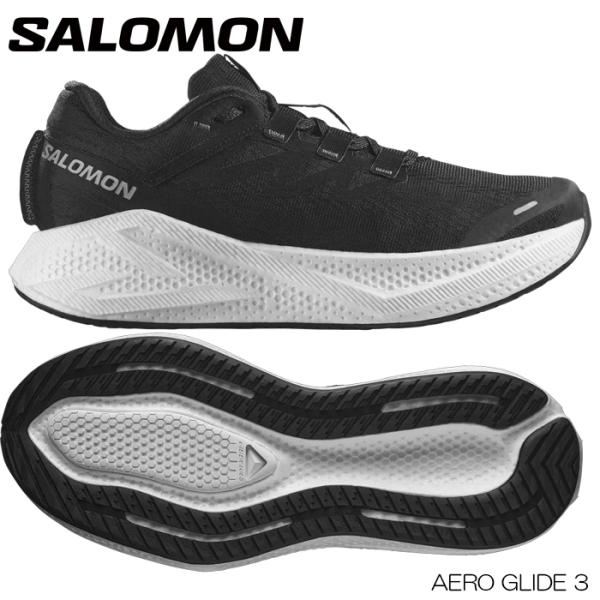 ランニングシューズ メンズ サロモン SALOMON AERO GLIDE 3 エアログライド3 L47756700 2025モデル クッション性 軽量 厚底 日本正規品