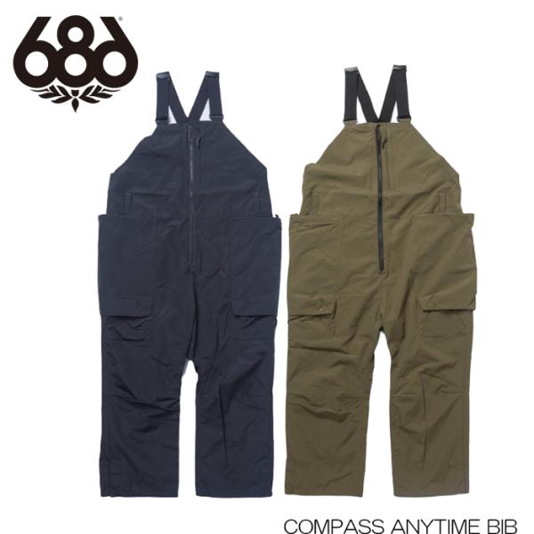 686 シックスエイトシックス ウェア ビブパンツ 24-25 COMPASS ANYTIME
