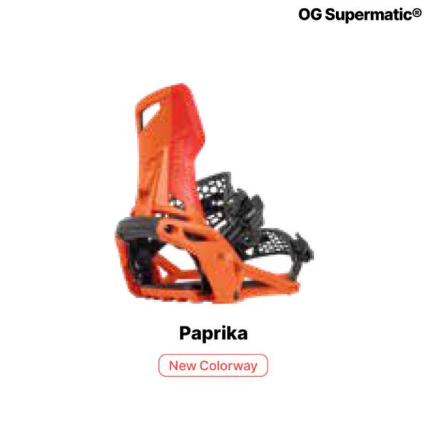 予約 26-27 スノーボード ビンディング ナイデッカー オージー スーパーマチック NIDECKER OG Supermatic PAPRIKA ドロップイン 2027 日本正規品