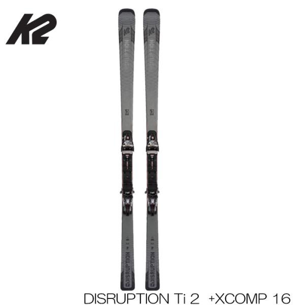 K2 スキー板 メンズ レディース 21-22 DISRUPTION Ti2 + Marker XCOMP