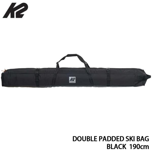 K2 ダブルスキーバッグ ブラック K2 スキーバッグ スキーケース スキー 収納 23-24 K2 ケーツー DOUBLE