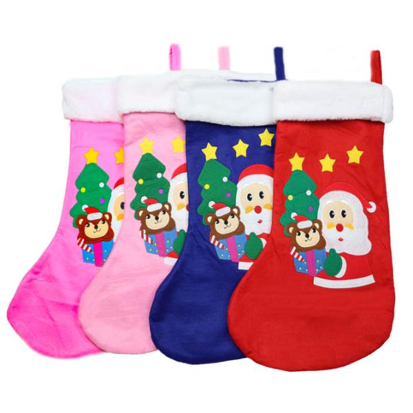 サンタフェルトソックス【カラー：４色】【クリスマスブーツ】【メール便に入る数量は１通で２個まで】