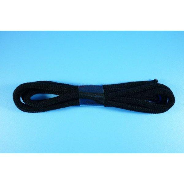 スピンドル紐/カラーロープ1m【1ｍ〜切り売り】【カラー：黒色】【アクリル紐】【丸紐】