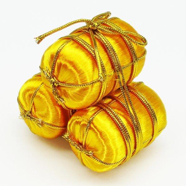 三ッ俵　三つ俵　金俵【Φ20ｍｍ】1個入り　花資材　縁起物　お正月豪華な飾りに！！