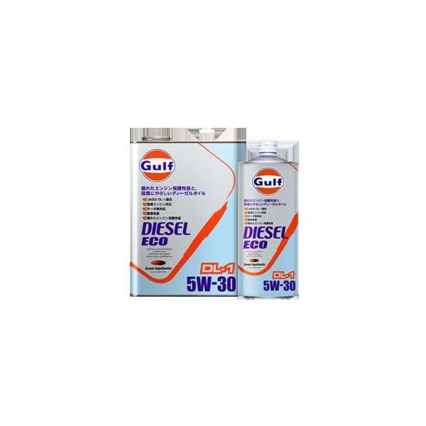 Gulf（ガルフ） 【Gulf】 DIESEL ECO 5W-30 (4リットルx6本セット) 4輪