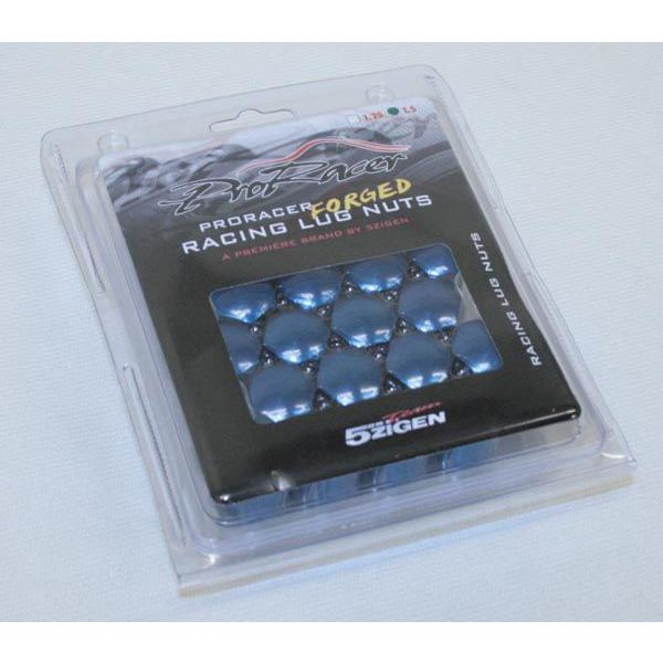 5ZIGEN ProRacer アルミ鍛造ホイールナット P=1.5 ブルー