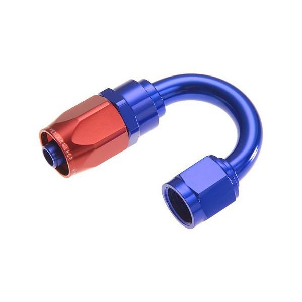 フィッティング ホースエンド #06 ベンド 120° RED/BLUE