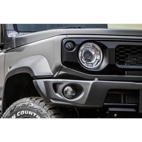 ショウワガレージ ABSフロントバンパースポイラー 未塗装品 穴あり JB74/JC74用  ［E00600］【発送先限定商品】