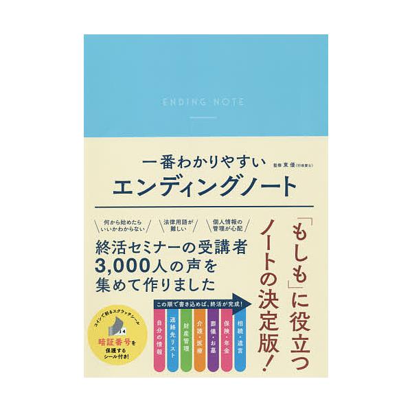 監修:東優出版社:リベラル社発売日:2019年10月キーワード:一番わかりやすいエンディングノート東優 いちばんわかりやすいえんでいんぐのーと イチバンワカリヤスイエンデイングノート ひがし まさる ヒガシ マサル