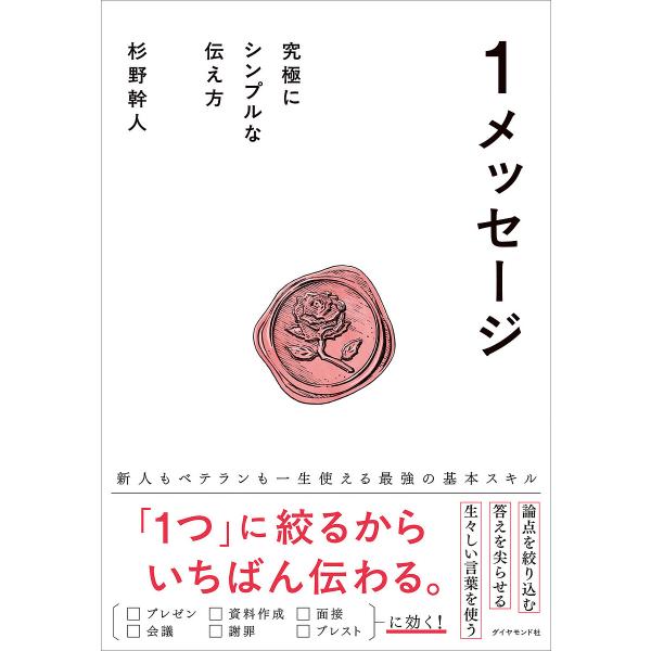 1メッセージ 究極にシンプルな伝え方/杉野幹人
