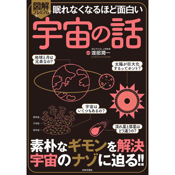 ※商品画像はイメージや仮デザインが含まれている場合があります。帯の有無など実際と異なる場合があります。監修:渡部潤一出版社:日本文芸社発売日:2023年12月キーワード:図解プレミアム眠れなくなるほど面白い宇宙の話渡部潤一 ずかいぷれみあむ...