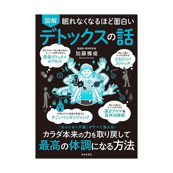 ※商品画像はイメージや仮デザインが含まれている場合があります。帯の有無など実際と異なる場合があります。著:加藤雅俊出版社:日本文芸社発売日:2025年05月キーワード:図解眠れなくなるほど面白いデトックスの話加藤雅俊 ずかいねむれなくなるほ...