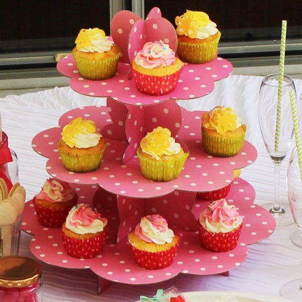 カップケーキスタンド ピンクドット柄 ポルカドット ピンク 03 03 03 1 Borderless 通販 Yahoo ショッピング