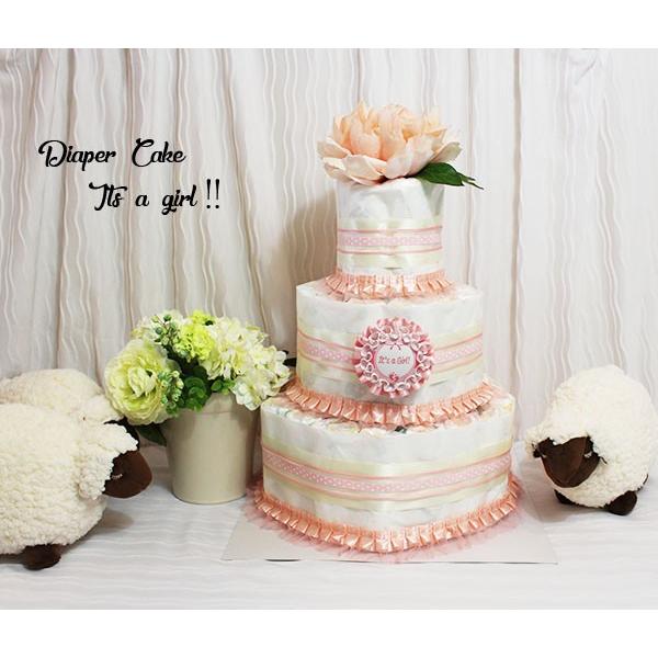 ダイパーケーキ 女の子用 3段 It S A Girl ロゼット付き オムツケーキ Buyee Buyee 提供一站式最全面最專業現地yahoo Japan拍賣代bid代拍代購服務 Bot Online