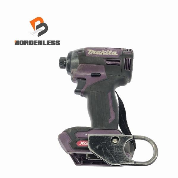 引き取り限定 中古 バッテリー付きマキタTD002G 40V 紫 インパクト