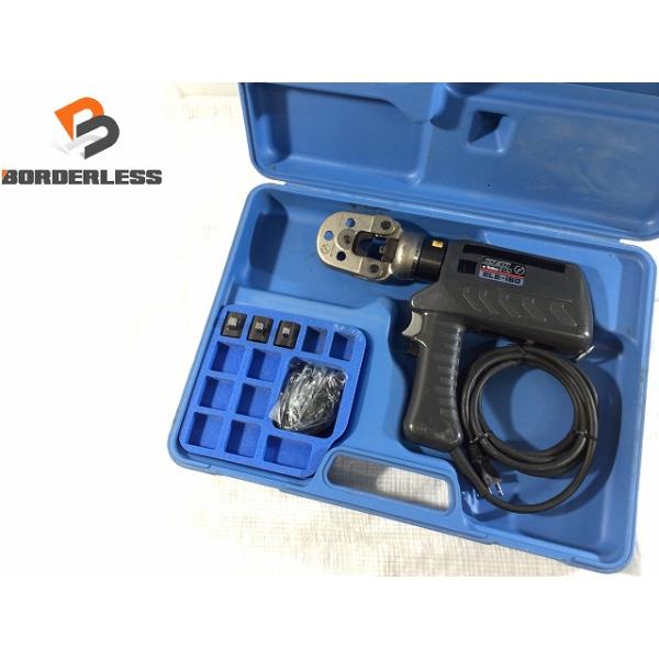 中古】イズミ 泉精器 ELE-150 電動油圧式工具(圧着端子用) ケース付き