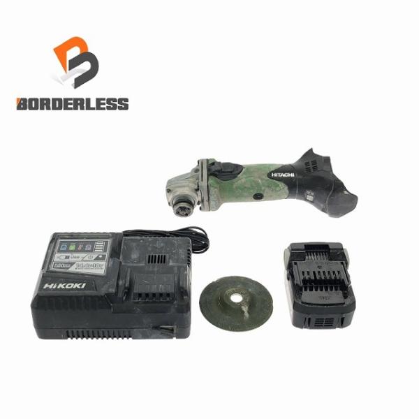 中古美品日立コードレスディスクグラインダーG14 DSLー14.4v