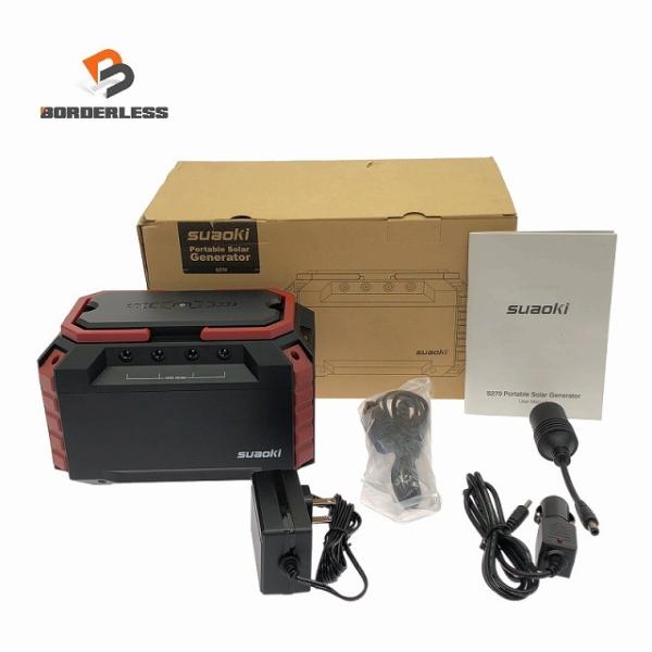 ☆未使用品☆SUAOKI スアオキ ポータブル電源 S270 150Wh 小型 モバイルバッテリー キャンプ 防災 アウトドア136127