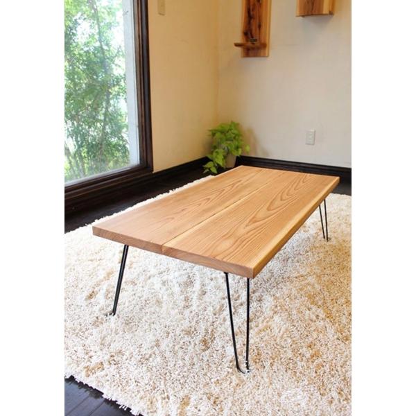 家具職人手作り 一点物 無垢材ハンドメイド ローテーブル クリプト