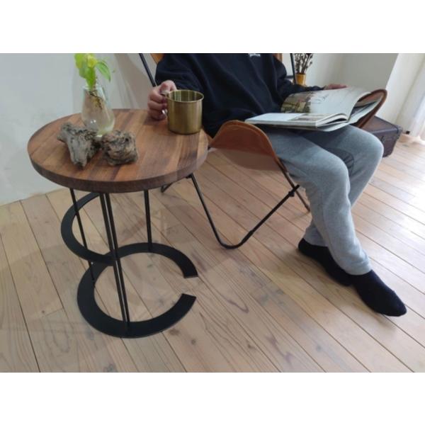 ◇TIデザイン受賞作品◇ 天然木 円形サイドテーブル ディスプレイ