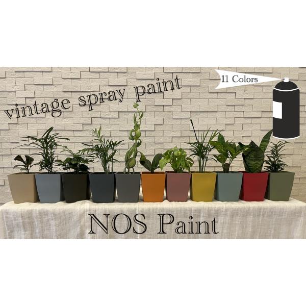 ビンテージ レトロ ミリタリー 艶消し スプレー塗料 [NOS Paint] [11色] 徳用５本セット 自動車/バイク塗装 つや消し ツヤ消し DIY シャビーシック くすみカラー