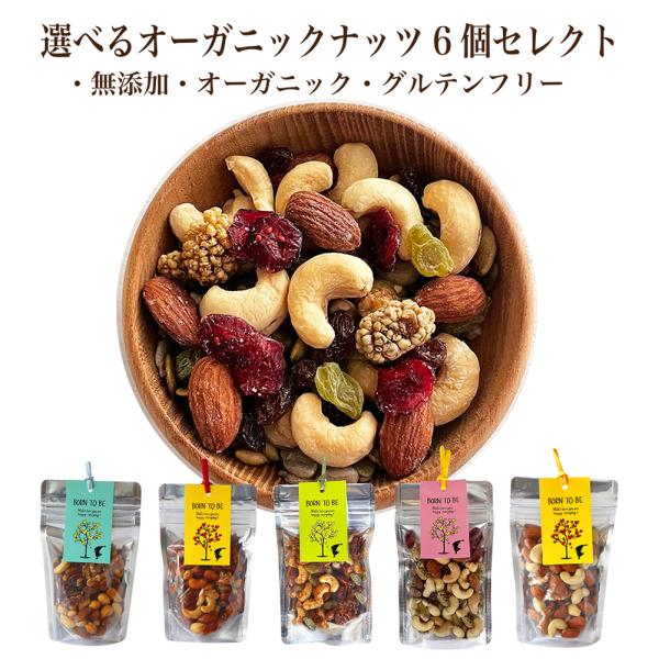 ナッツページ ミックスナッツ 6個セレクト オーガニック ナッツ グルテンフリー 糖質